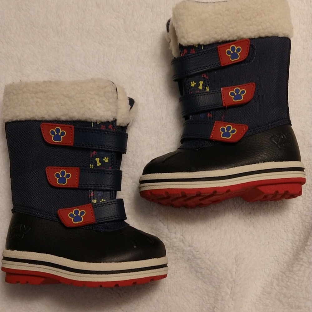 Paw patrol wool lined snow boots